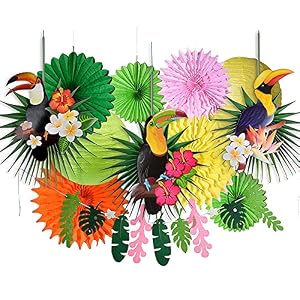 Paper Jazz Tukan Blatt Girlande Party Kit