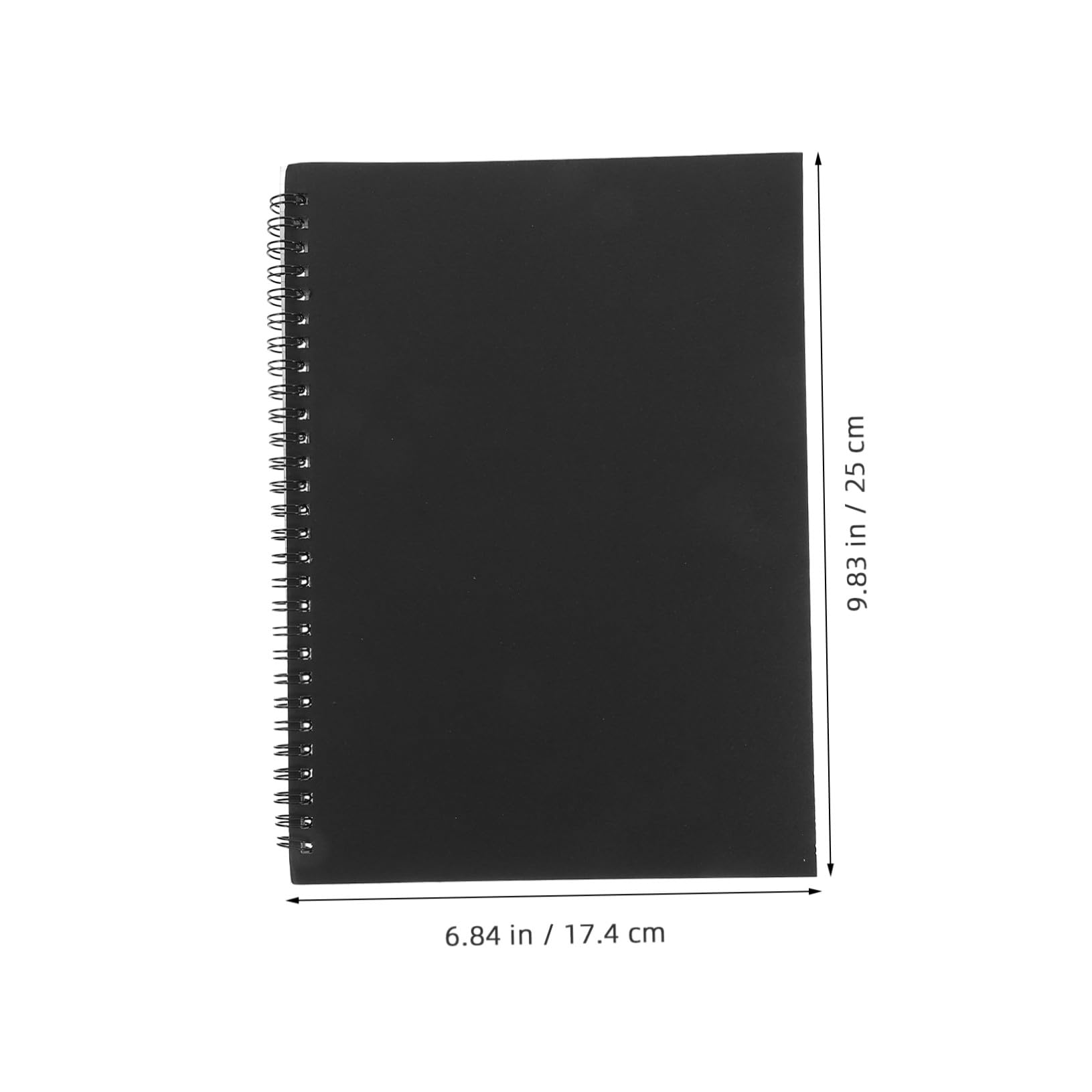 4 Stück Notizbücher Kariert mit Stabilem Kraftpapier cover Robustes Spiralheft für Schule Studium und Büro Geeignet für Füller Vielseitig Einsetzbar für Notizen Skizzen und