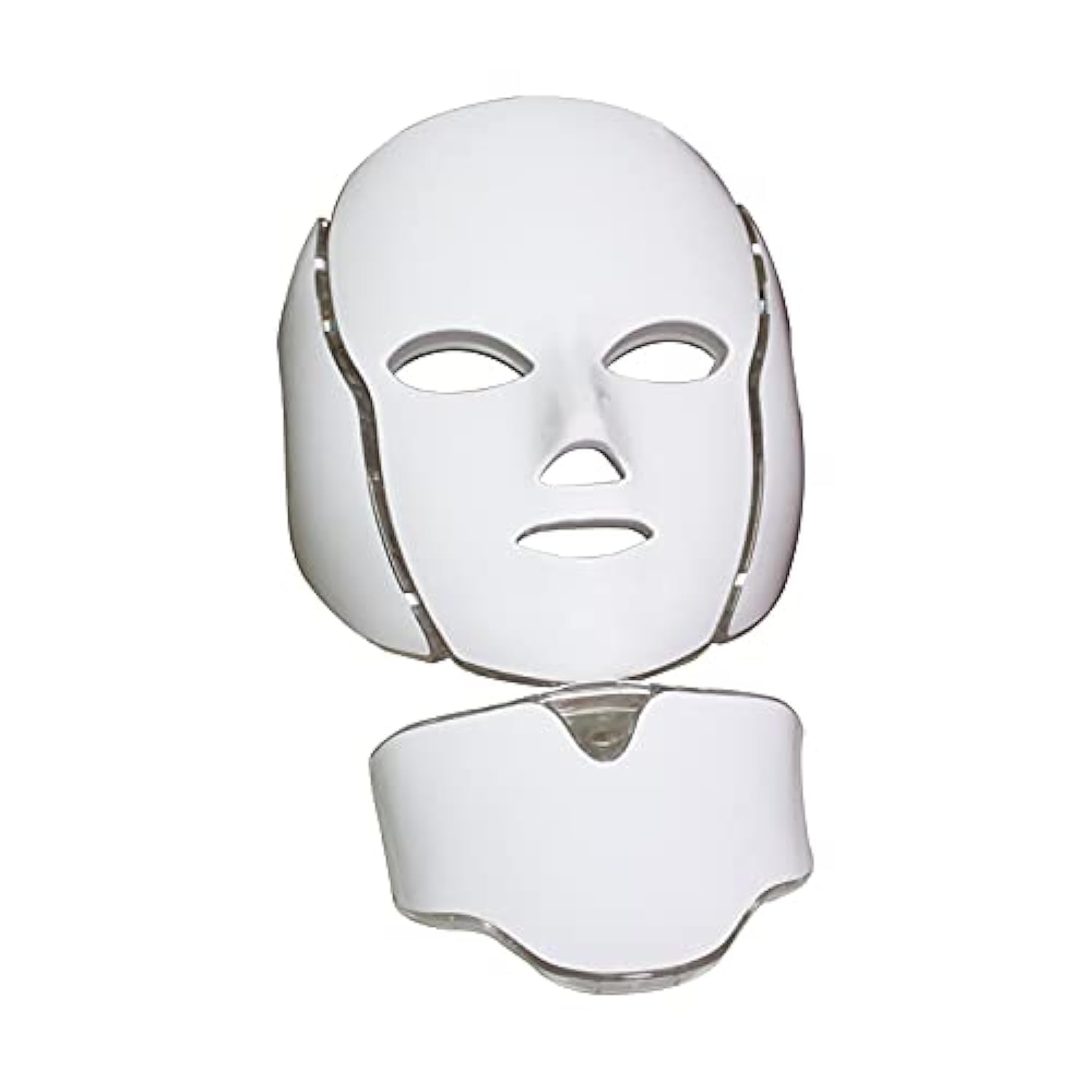 LED Face Mask Light Therapy - 7 Colors Light Therapy Facial Skin Care Mask With Neck Piece, Adjustable Photon Mask for Home Maintenance Skin Rejuvenation Wrinkle Reduction Shrink Pore