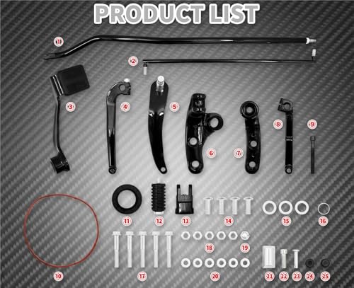 Commandes Avancées Dyna Repose-pieds Leviers Biellettes FXDL - 2