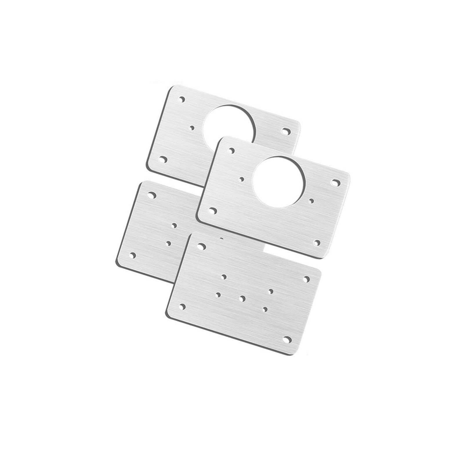 Jinfeuge 2Pc Ab Stainless Steel Household Hardware Hinge