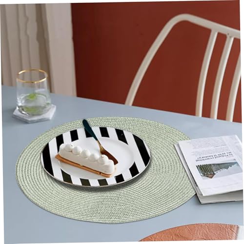Sets de table ronds faciles à nettoyer pour protéger la table de la chaleur - 4