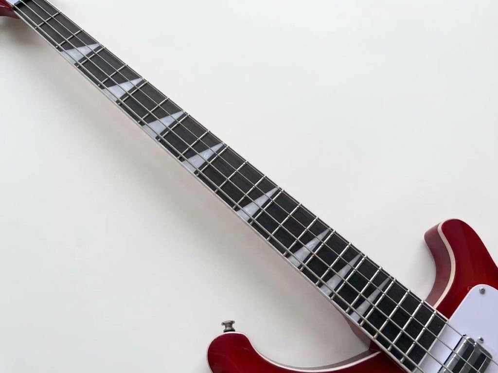 Basso elettrico Solid Body, stile tributo classico Sunburst con doppi pickup, 4 corde full size for performance sul palco rock (Bajo Eléctrico)