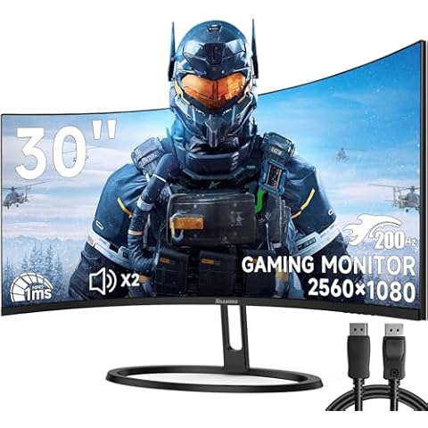 memzuoix 30-inch Curved Gaming Monitor Cover