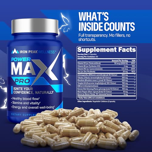 Testosterone Booster for Men, Male Enhancing Supplement | Vitality Support - Image 2