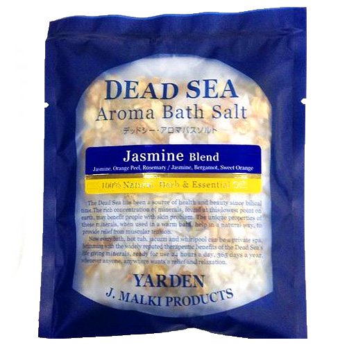 デッドシー・アロマバスソルト/ジャスミンブレンド 80g 【DEAD SEA AROMA BATH SALT】死海の塩+精油+ハーブ/入浴剤(入浴用化粧品)【正規販売店】