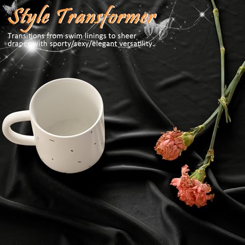 Premium 4-Way Stretch Black Mesh Fabric by The Yard - Lightweight Nylon Spandex Power Mesh for Swimwear, Costumes, and Fashion Design (60" Wide) 6 Premium 4-Way Stretch Black Mesh Fabric by The Yard - Lightweight Nylon Spandex Power Mesh for Swimwear, Costumes, and Fashion Design (60" Wide) - Image 5