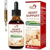 PetORiMMUNE Heart Support Drops for Dogs & Cats, Herbal Supplement Promotes Heart Health & Blood Circulation W/Hawthorn Berries Astragalus Ginkgo Biloba Leaf Garlic Extract. 2 oz