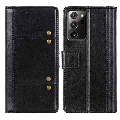 UKDANDANWEI Capa para Galaxy Note 20 Ultra, elegante capa flip de couro PU com compartimentos para c