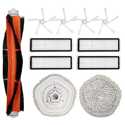 Styleshop777 Juego de Accesorios para Robot Aspirador Dreame W10, Cepillo Principal, paños de Limpieza, filtros hepa, cepillos Laterales, Kit de Piezas de Repuesto (Juego de Accesorios) Cover