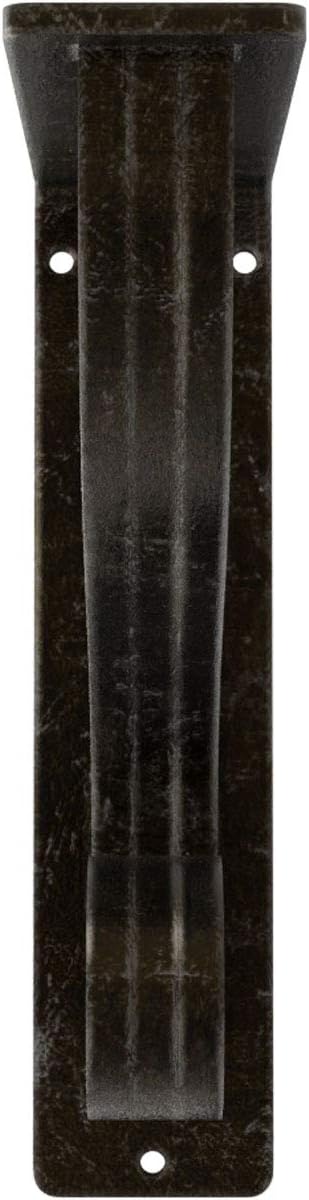 Ekena Millwork BKTM02X05X08TASAWS Metal Bracket, 2" W x 5 1/2" D x 8" H, Antiqued Warm Silver