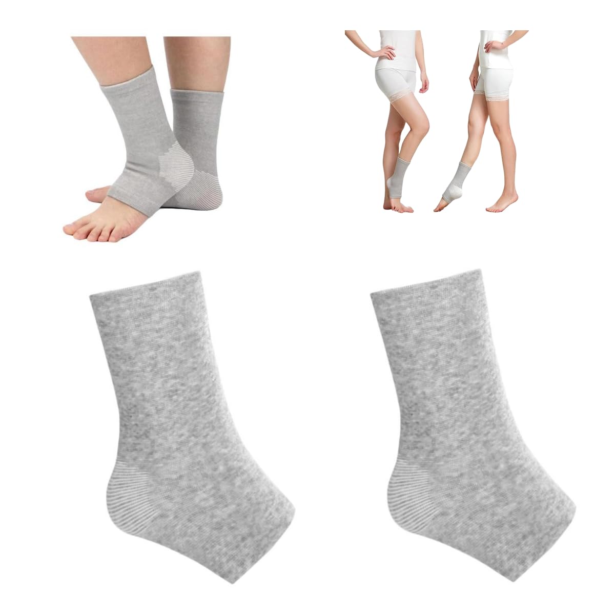 Osmari Unisex 1 Pair Bamboo Compression Socks,Bamboo Anti Fatigue Socks,Neuropathy Pain Relief At Bedtime,Ankle Swelling, For Sport Arthritis Pain Relief,Promote Blood Circulation(1 Pair)