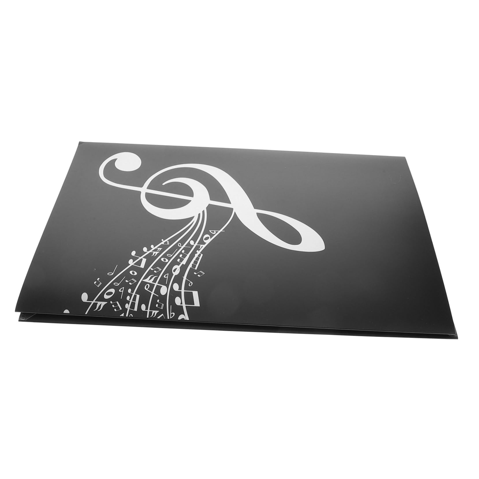 Garneck 4-Page Piano Sheet Music Folder Abs Material Choral Folder Music Binder Storage Organizer