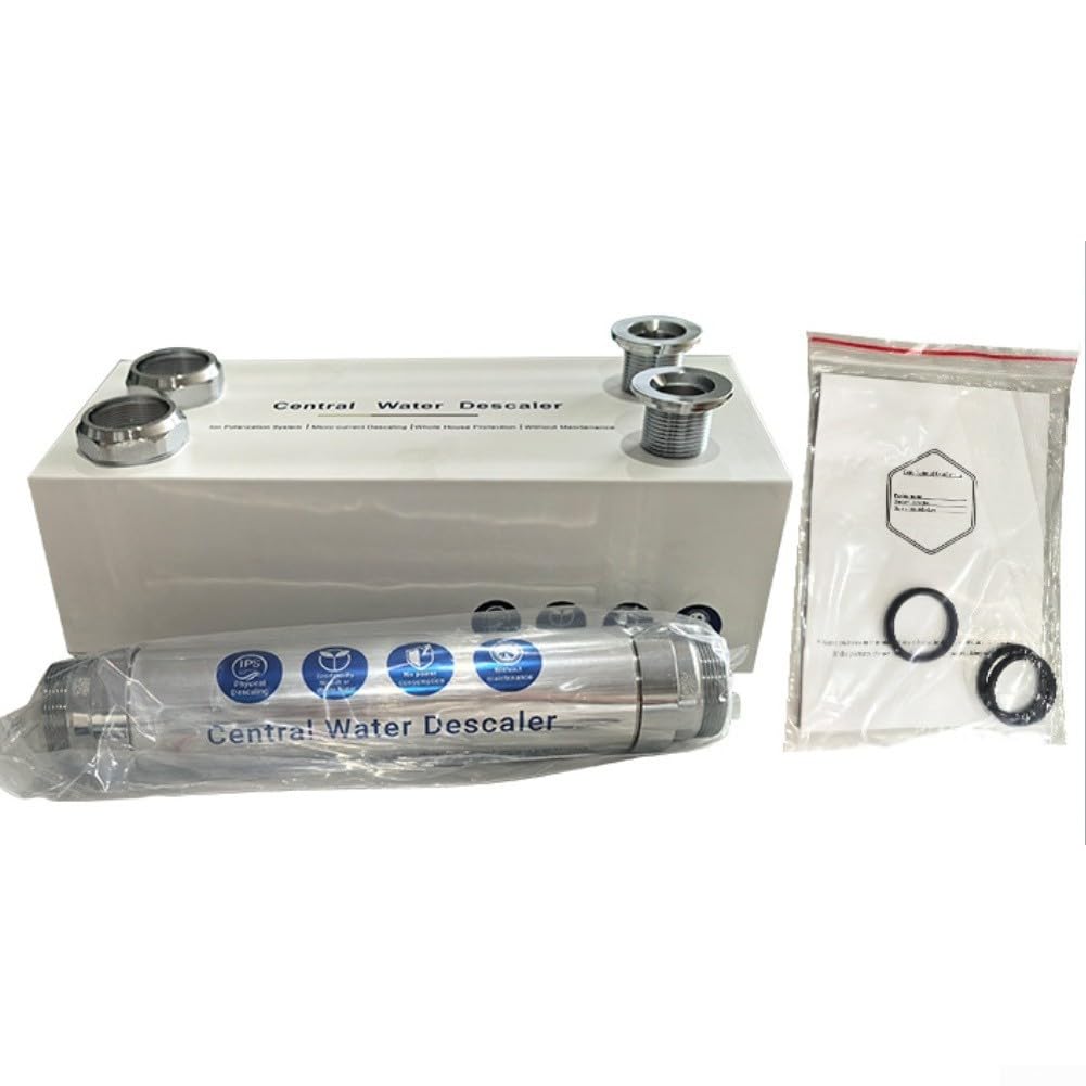 Filtro Acqua per dura Acciaio DN20 Anti-Calcare Filtro Acqua(DN25) | Riduce calcare, protegge per tubi, acciaio , DN15, installazione domestica facile