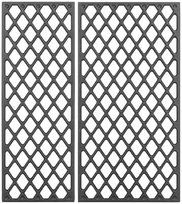 Outspark 18" Grill Grates Replacement Parts for Charbroil Performance 2-Burner Grill G470-0002-W1 463673519 463625219 463625217 463673017 463673517 G321-0005-W1 G321-0006-W1,Cast Iron Cooking Grate