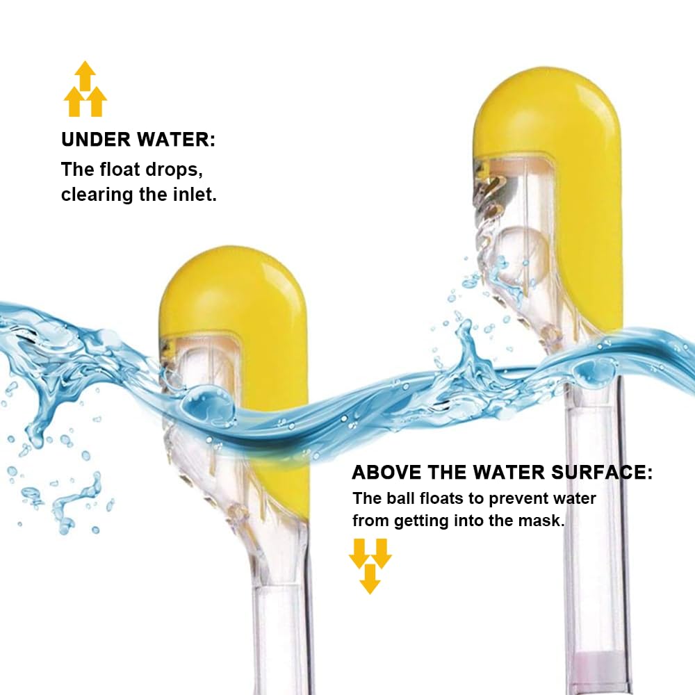 Máscara de buceo, cara completa de 180°, máscara de buceo, respiración libre, tecnología antigolpes y antifugas, con diadema ajustable, adecuada para adultos, adolescentes, niños