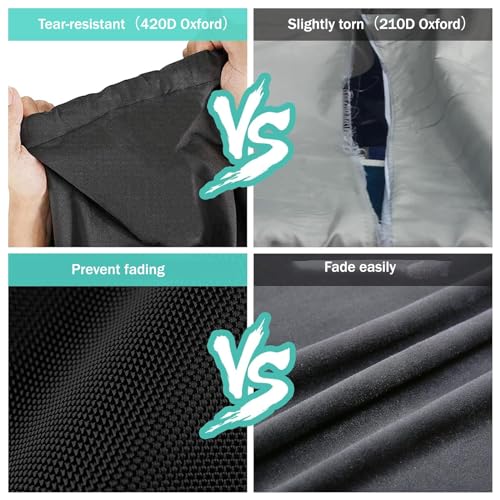 Fundas de jardín impermeables para tanques IBC - Fundas protectoras con cremallera y bolsa de almacenamiento, ideal para protección de contenedores de agua de lluvia al aire libre