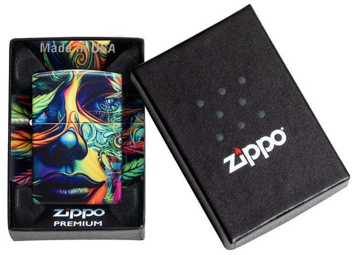 Mechero Zippo con grabado personalizado diseño camuflaje miniatura 3