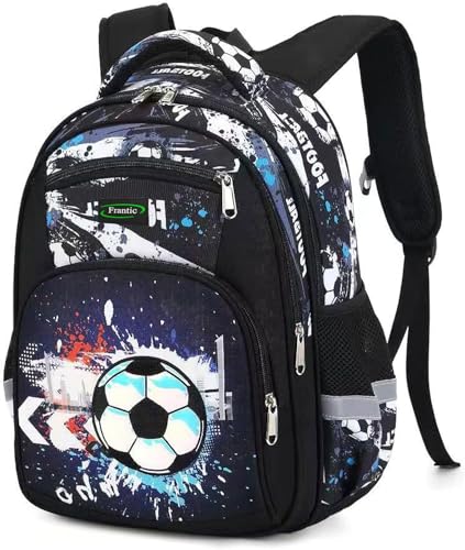 Image of Frantic Waterproof Polyester 26 L School Backpack School Bag Daypack Picnic Bag For Boys & Girl(4Zipper Parent)