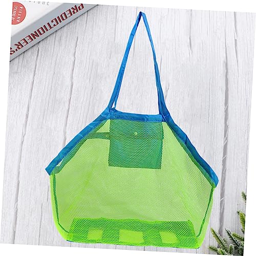 Beach Toys Mesh Tote Bag Large Storage Pouch for Kids Oxford Mesh Portable Outdoor Toy Carrier Easy to Carry4
