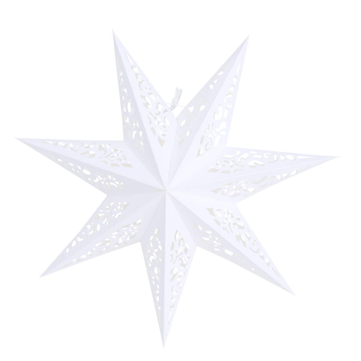 VORCOOL Paper Star Lantern, Hollow Out Star Lantern Paper Perfect for Weddings, Christmas Holiday, Birthday Party Celebration & Home Decor(45CM)