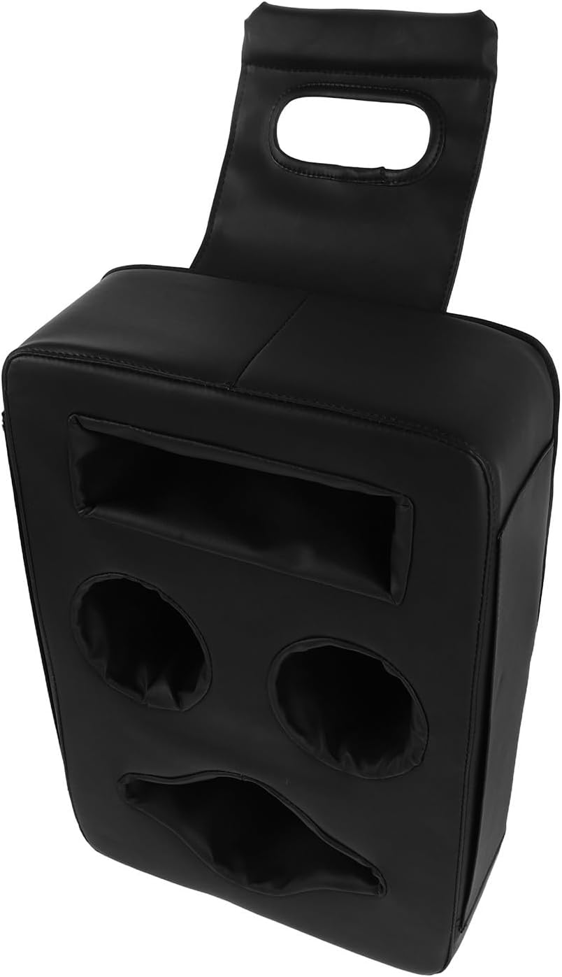 KOMBIUDA Car Rear Seat Cup Holder Organizer and Elegant Interior Enhancement with Pu Material Versatile Compatibility for Travel and Car Travel Tray