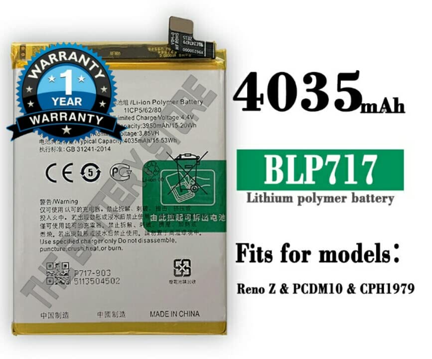 Image of Original BLP717 Battery for Oppo Reno Z Battery with 1 Year Warranty**(Y0000072)