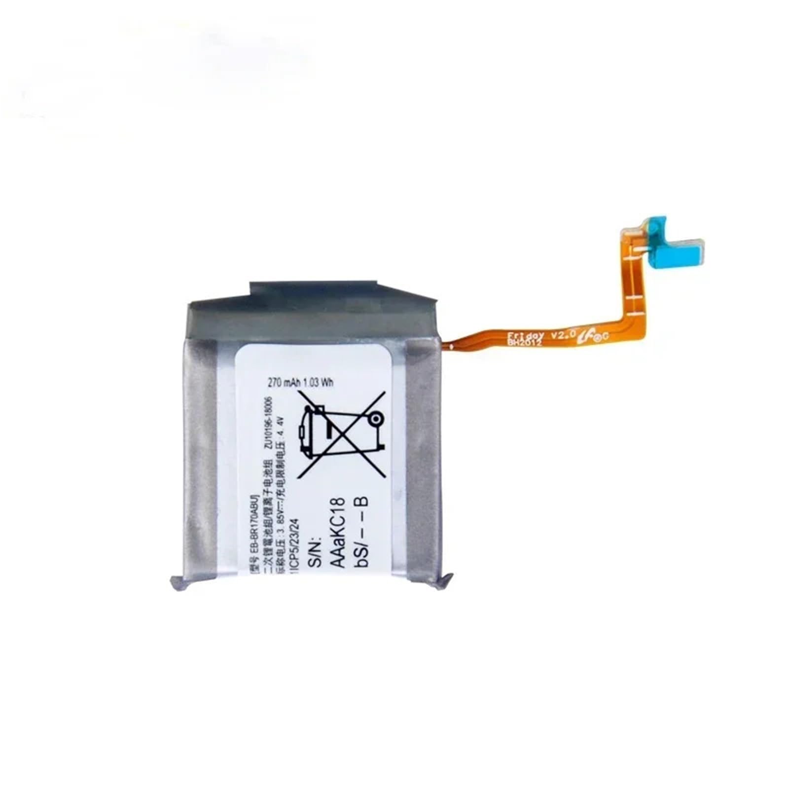 Batteria EB-BR170ABU 270 mAh for orologio EB-BR170/R170/Br170 con strumenti