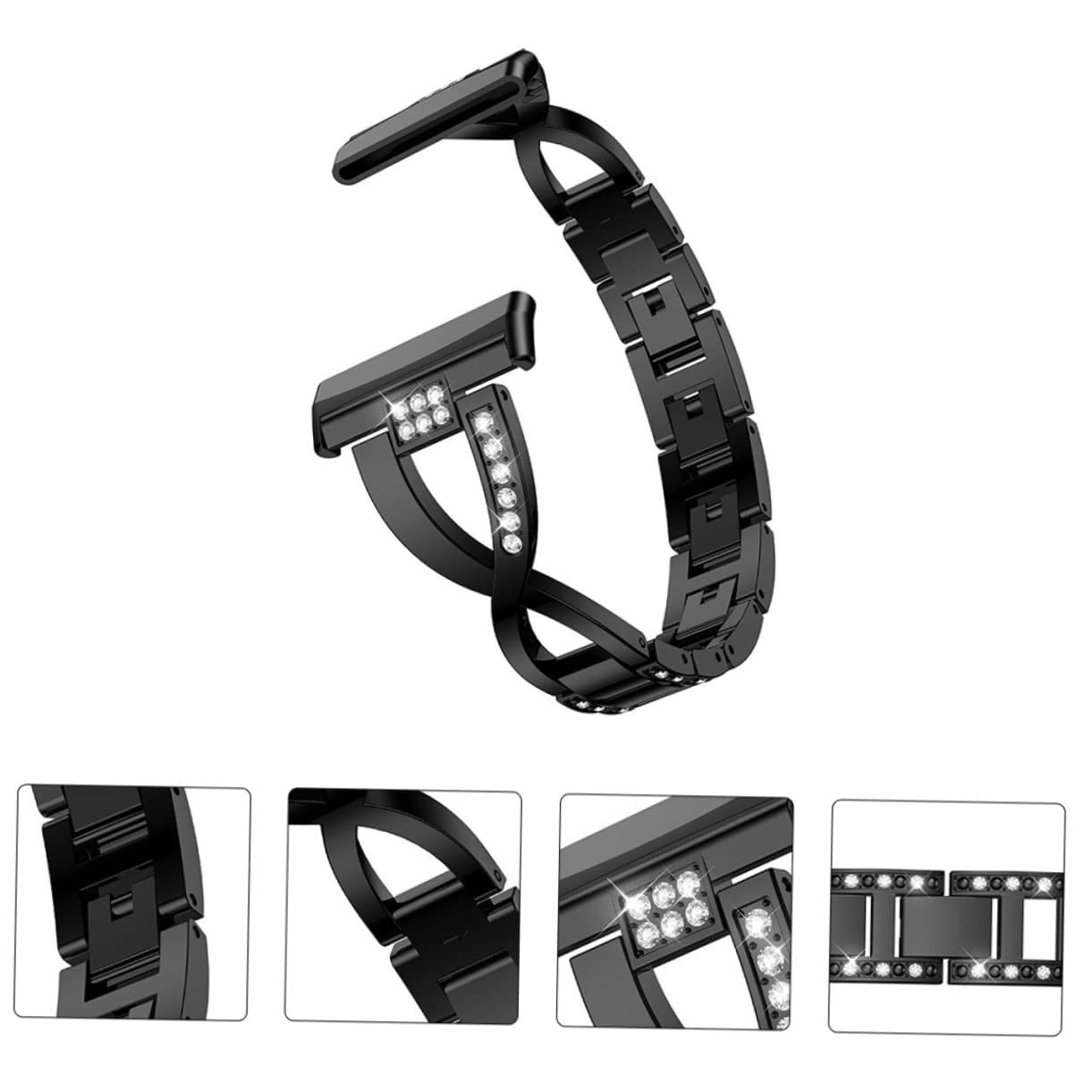 Hemobllo 3 Pièces Ceinture En Acier Montre Accessoires Montres Intelligentes Bracelets De e Pour Hommes Bracelet Bande Hommes es Confortable De e Délicat