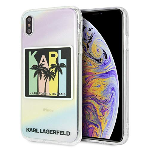 Karl Lagerfeld Coque pour iPhone XS Max 6,5 Karlifornia Dreams Palms