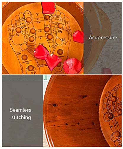 Spa de pies de madera para uso doméstico, bañera profunda miniatura 4