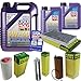 Produktbild QR-PARTS 69352037 Filter Set Inspektionspaket 7 Liter Motoröl Leichtlauf High Tech 5W-40 MANN-FILTER Innenraumfilter Kraftstofffilter Luftfilter Ölfilter
