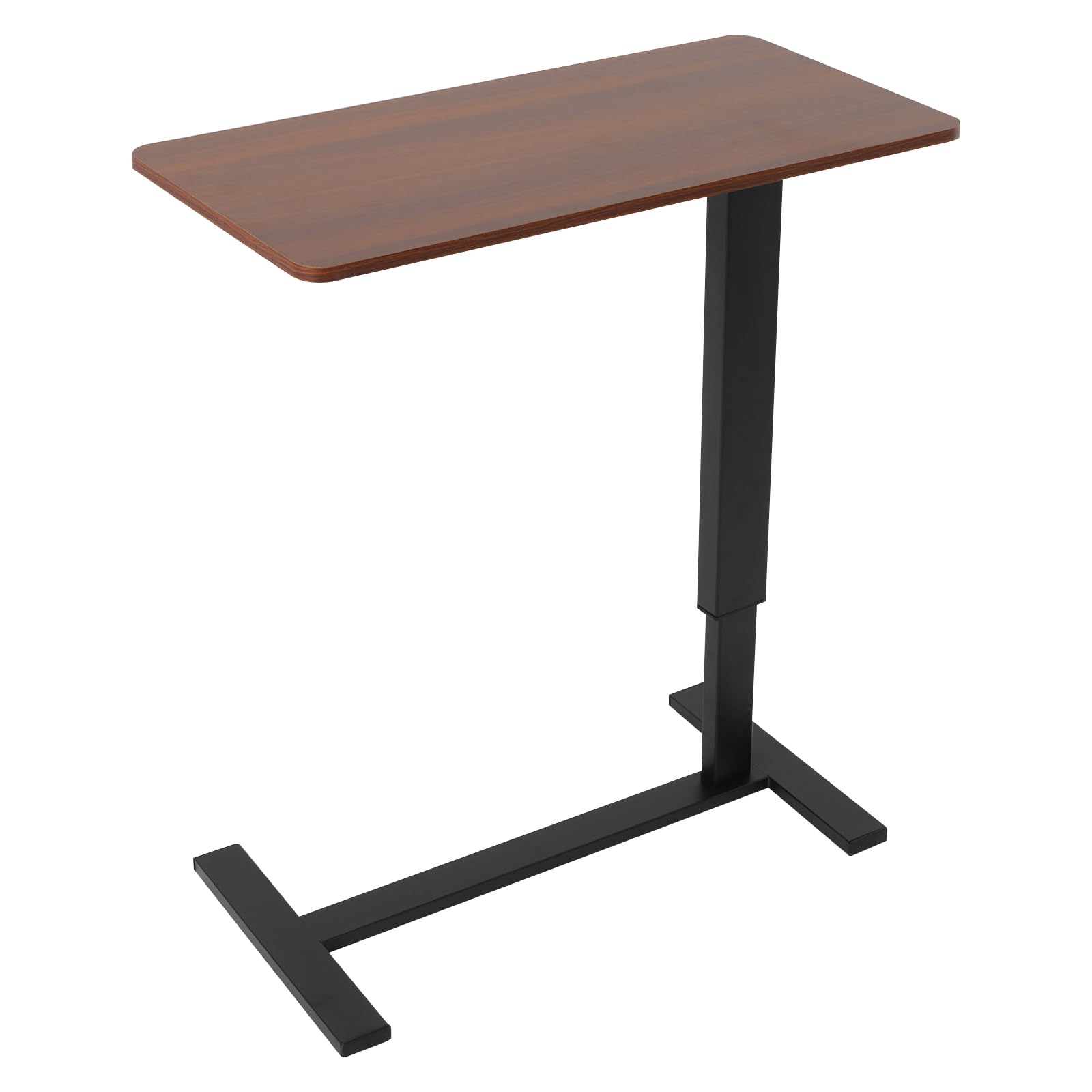 Mesa auxiliar de altura regulable de 80 x 40 cm, mesa plegable con 4 ruedas ocultas y altura 66-94 cm, mesa auxiliar robusta para cama, sofá y cuidado
