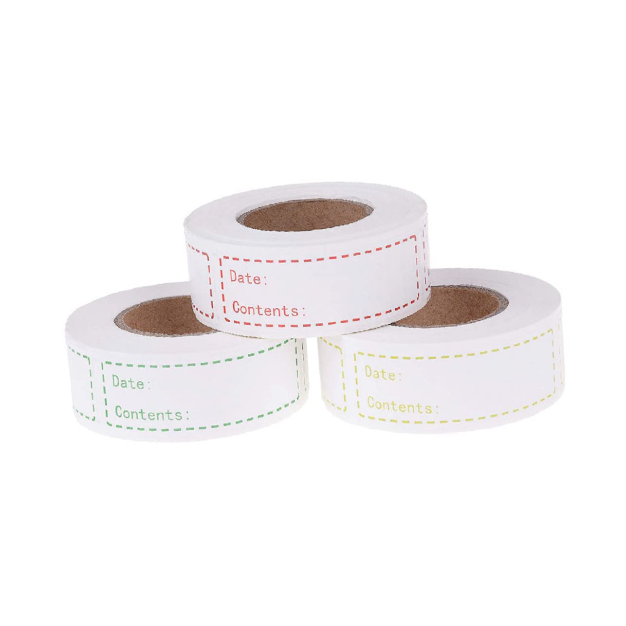Tofficu 3rouleaux Étiquettes De Date Alimentaire Autocollantes Bleu Pratiques Pour Cuisine Et Congélateur Sans Résidu Usage Facile Et Sécurisé