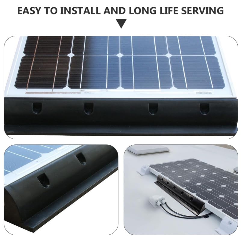 Panneau solaire déflecteur de toit et support de fixation x2