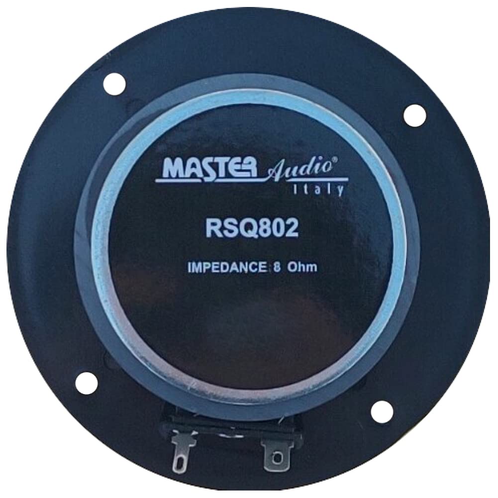 MASTER AUDIO 1 RSQ802 dome tweeter a cupola nero 100 watt rms 200