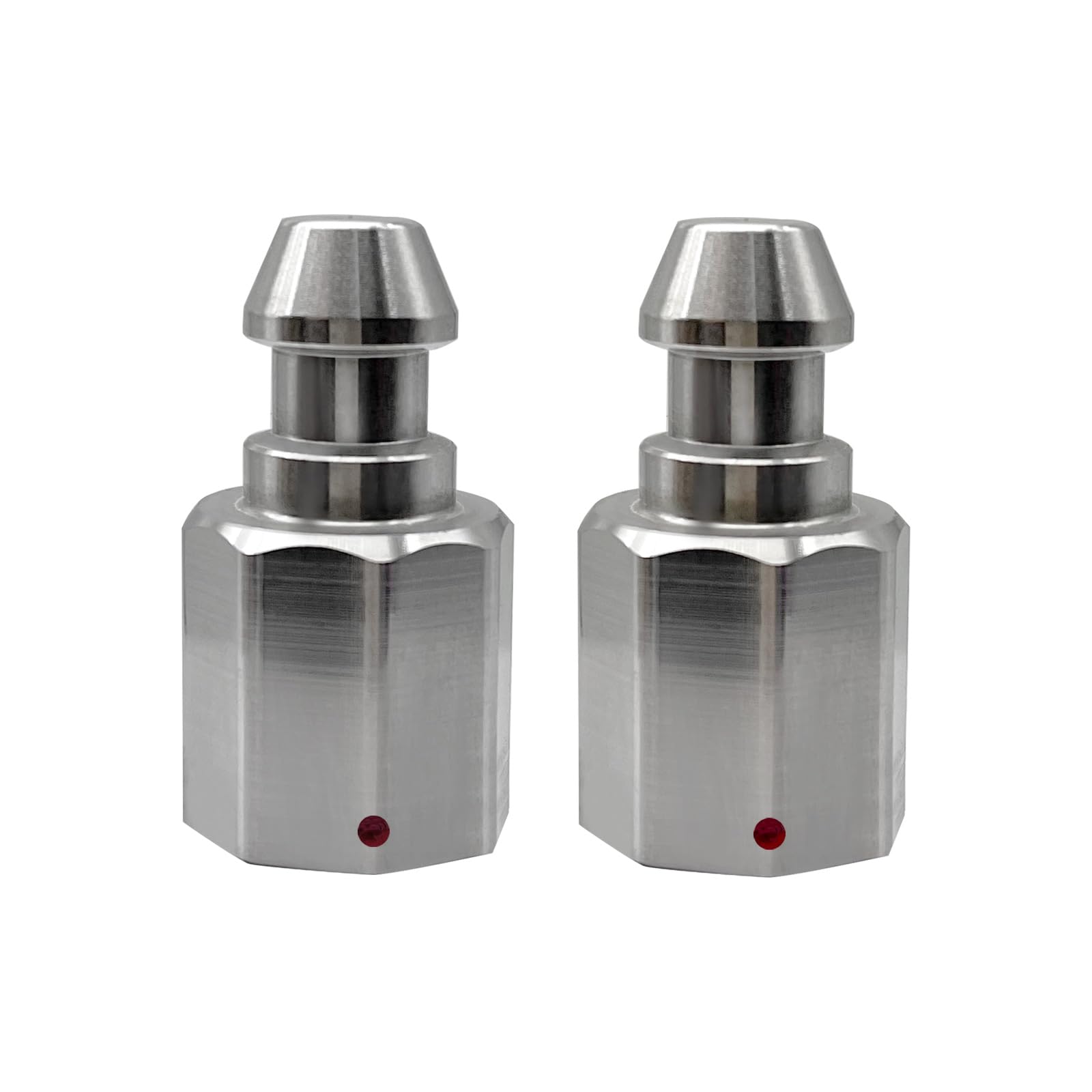 2PC Accessory of GNSS RTK Quick Release Adapter for RTK with 5/8x11 Thread,Silver Parts of RTK Quick Release Adapters