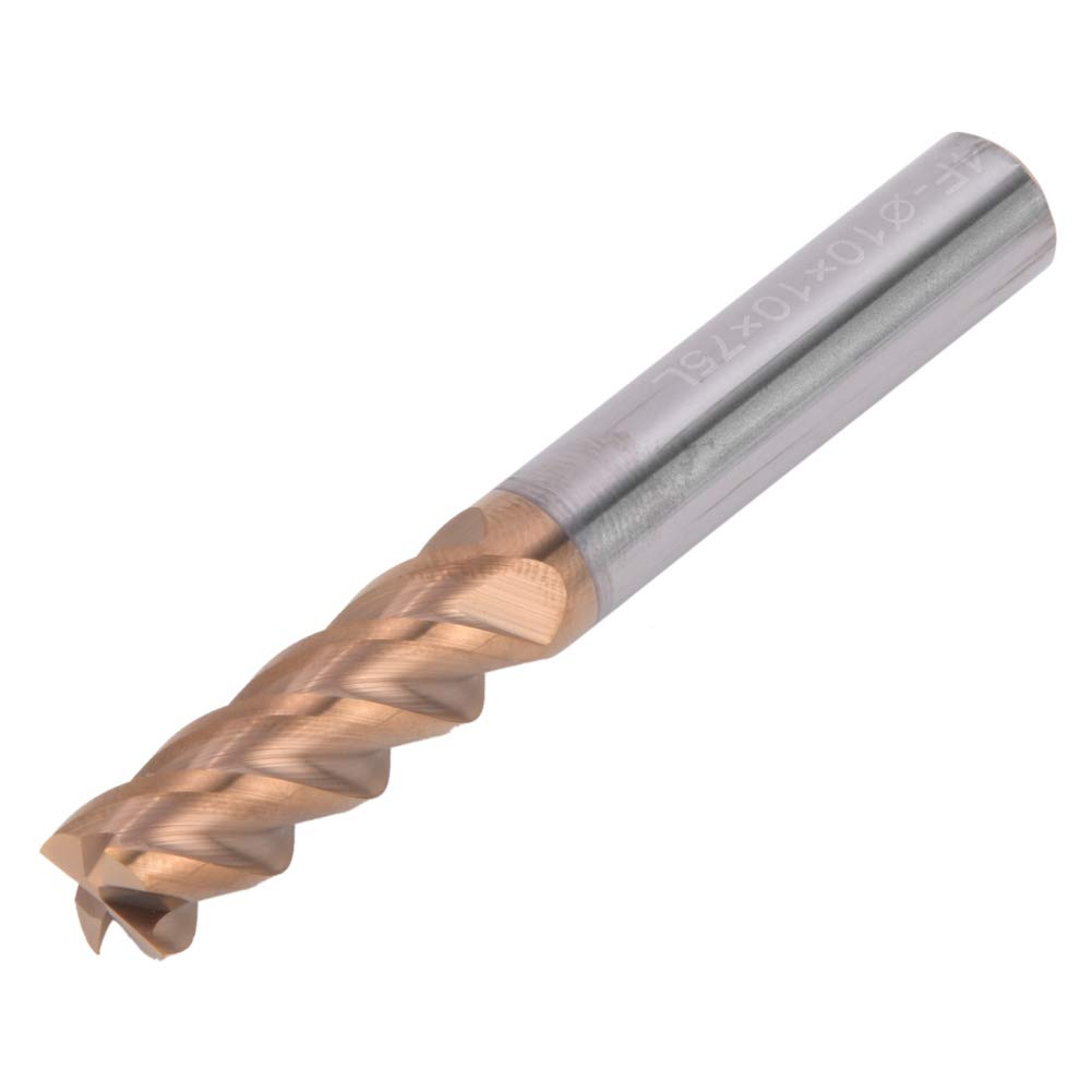 Frez palcowy do obróbki metalu HRC60° D10*75 * 4T | Frez ze stali wolframowej 4 - rowek