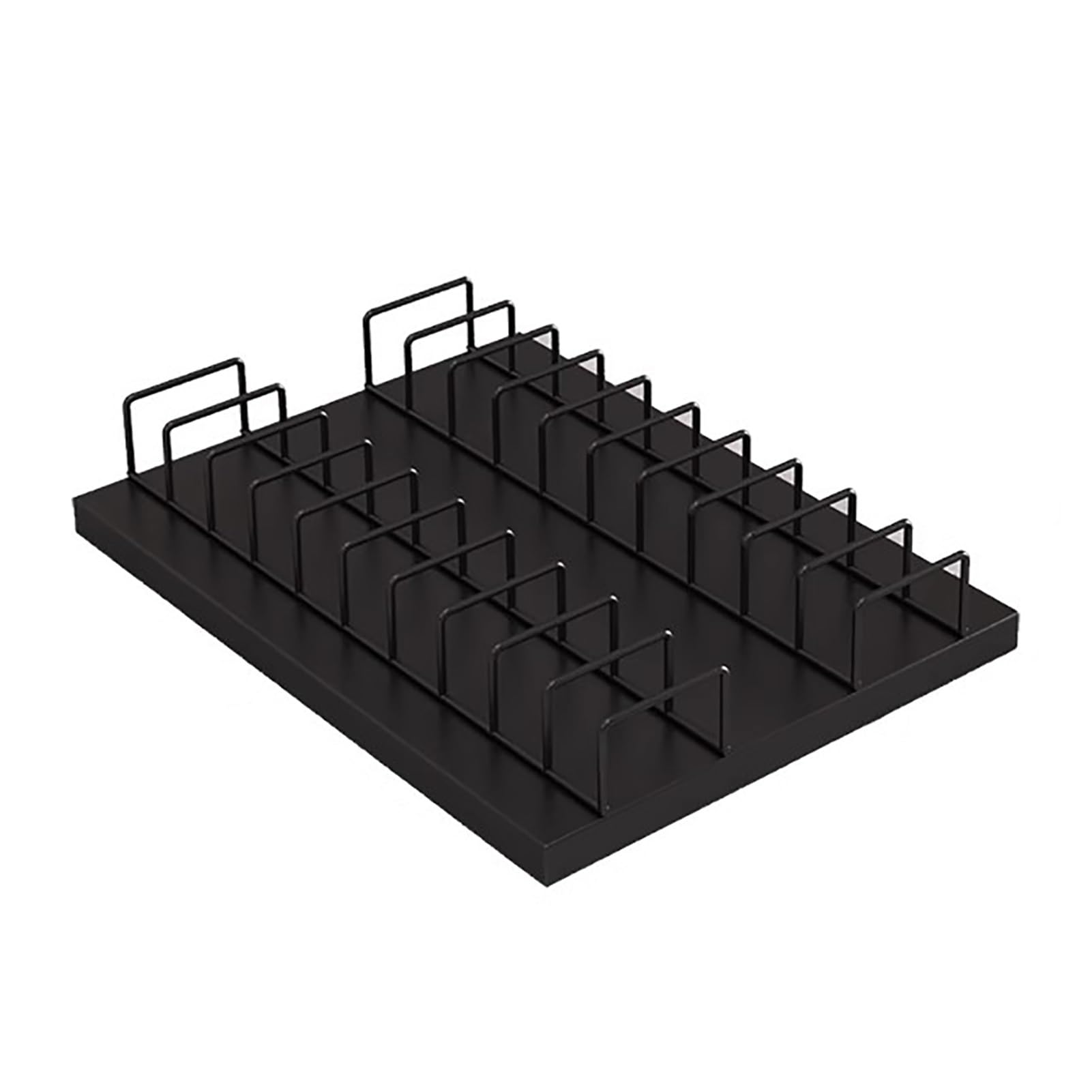 YNBSHGAA Metal Porcelain Tile Sample Rack - Desktop Display for Space-Saving in Retail and Warehouse,Black-M