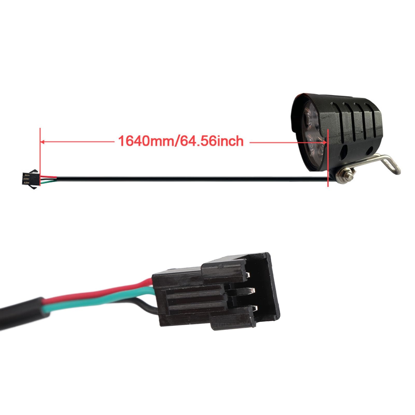 Bikes Headlight, 12W Rechargeable Bikes Light Set High Brightness LED Front Light with Horn Electric Bikes Headlight Night Riding Part for Road Mountain Bikes Cycling