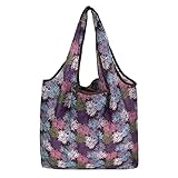 Dreamyth Niedliche Einkaufstaschen für Lebensmittel, wasserdicht, wiederverwendbar, Einkaufstaschen, faltbar, waschbar, Taschen, Lebensmittelaufbewahrung Spaßgeschenke Für Männer (F, One Size)