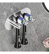 GGQ Zahnbürstenhalter Selbstklebend - Ordnung Im Badezimmer Ohne Bohren Für Elektrische Zahnbürsten