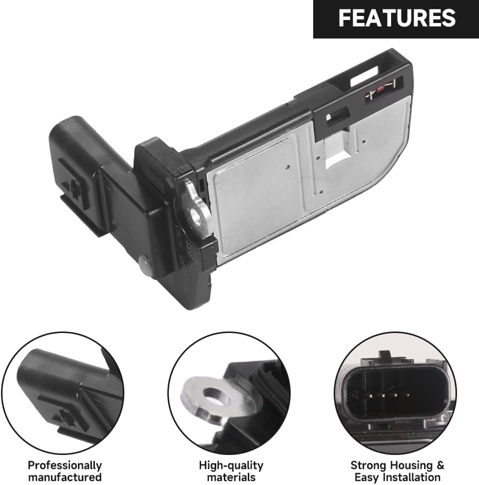 Mass Air Flow Sensor - MAF Sensor - Compatible for Ford F-250/F-350 Super Duty 2011-2016, Transit Connect 2014-2015, Escape 2013-2016 - Replace Part BC31-12B579-AA