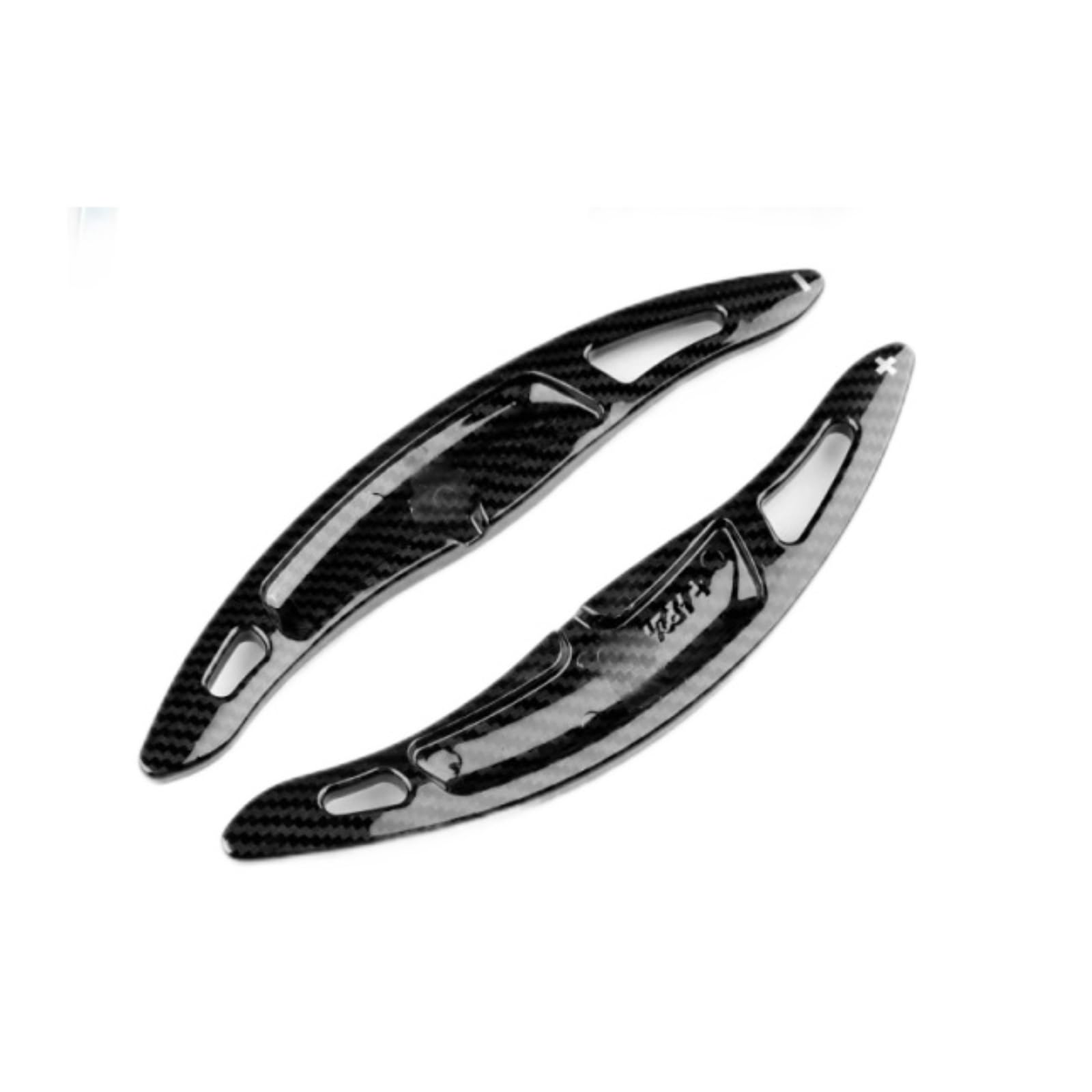YAKISA Paddles Shift for Panamera for Macan for 718 911 918 Spyder for Cayenne Extend Sticker Car Steering Wheel Shift Paddle Shifter Paddle Shifter(Carbon Fiber Style1)