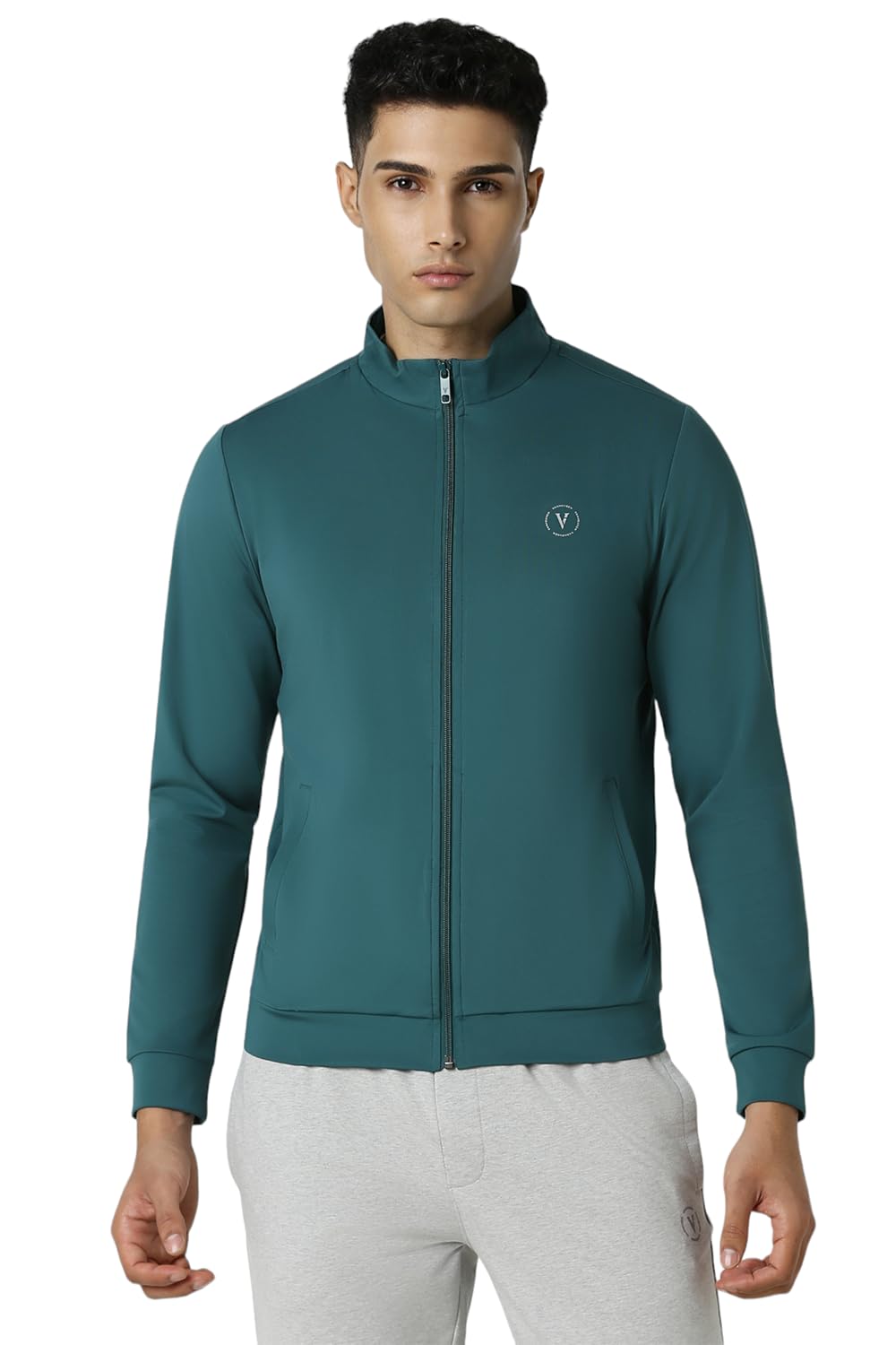 Van Heusen Men's Flex Power Series Full Sleeve Sports Jacket | Zip Front | Perfect for Layering-picture-39