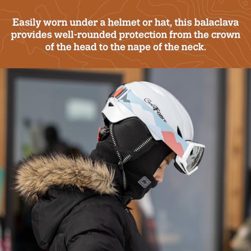 Turtle Fur Youth Shellaclava Chelonia 150 Fleece Neck Warmer Helmet Liner Winter Balaclava Hood, Ages 7-123