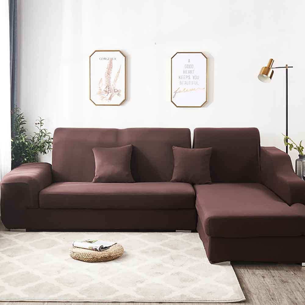 Housse de canapé extensible pour salon avec enfants et animaux de compagnie