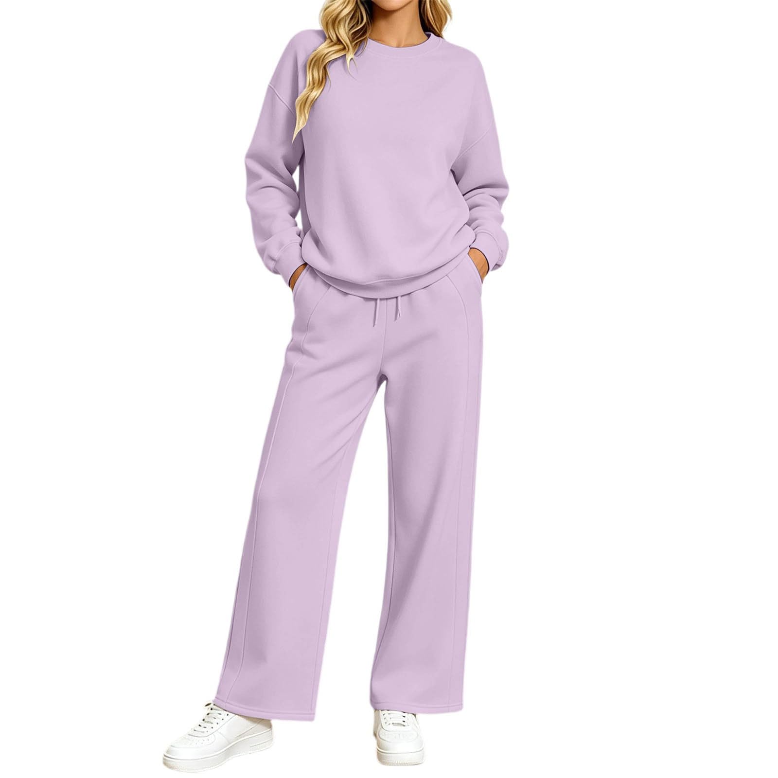 Jogginganzug Damen Zweiteiler Trainingsanzug Hausanzug loungewear set
