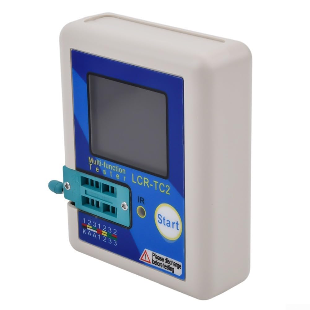 LCR-TC2 Transistor-Tester, elektronischer Komponententester, Grafikdisplay, Dioden-Trioden-Widerstands-MOS-SCR-ESR-Induktor-Messgerät