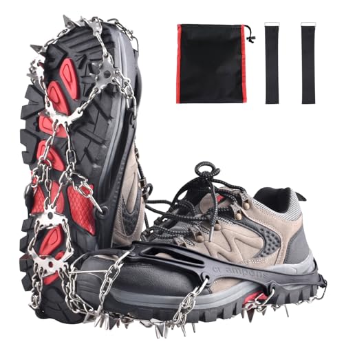 Crampons de traction antidérapants pour randonnée sur neige et glace vive